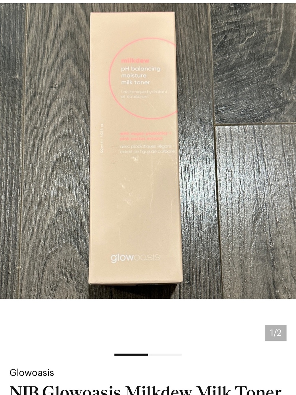 NIB Glowoasis Milkdew pH-Balancing Moisture Milk Toner